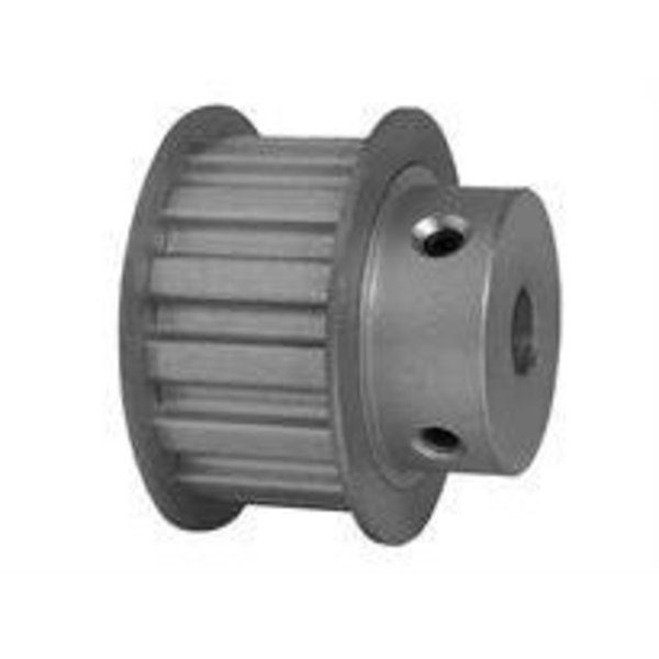 B B Manufacturing 14L075-6FA5, Timing Pulley, Aluminum, Clear Anodized 14L075-6FA5